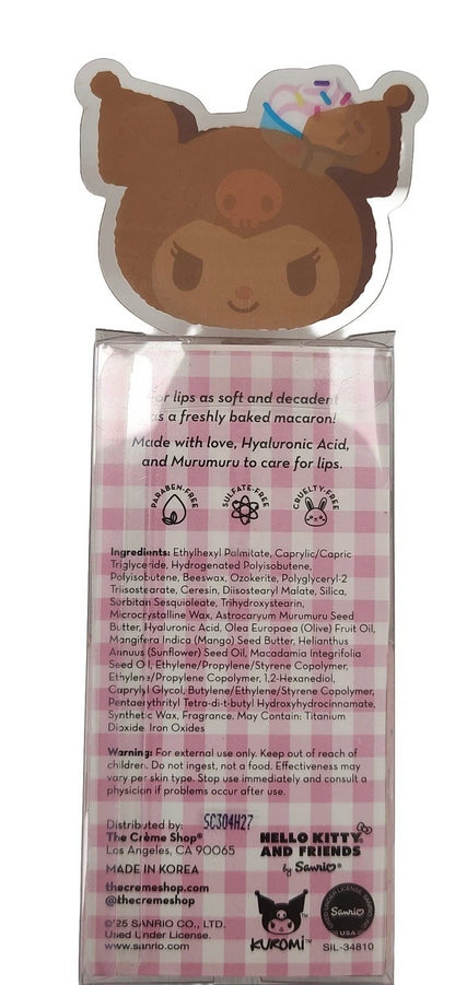The Creme Hello Kitty & Friends Macaron Lip Balm KUROMI