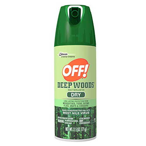 OFF! Deep Woods Dry Aerosol Insect Repellent, 2.5 Ounce (3 Count)
