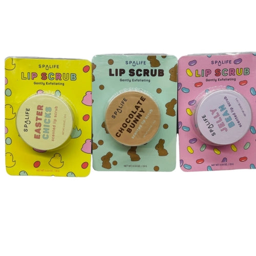 Lot Of 3 SpaLife Gently Exfoliating Scented Lip Scrubs