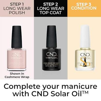 CND Vinylux Longwear Pink Nail Polish, Gel-like Shine & Chip Resistant Color, 0.5 Fl Oz