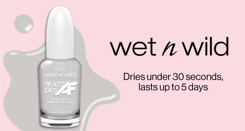 wet n wild Fast Dry AF Nail Polish, Quick 40 Second Dry Time, Long Lasting High-Shine - Mermaids Do Exist