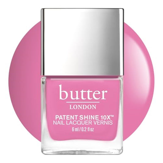 butter LONDON Patent Shine 10X Nail Lacquer Polish, Sweets - Gel-Like Finish & Chip-Resistant Nail Lacquer Helps Protects & Strengthens Nails - Vegan & Cruelty-Free