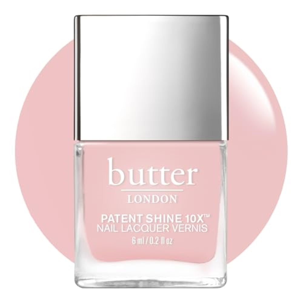 butter LONDON Patent Shine 10X Nail Lacquer Polish, Piece of Cake - Gel-Like Finish & Chip-Resistant Nail Lacquer Helps Protects & Strengthens Nails - Vegan & Cruelty-Free