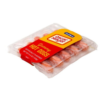 Frankford Oscar Mayer Hot Dog Fruity Gummy Candy, 4.4 Ounces