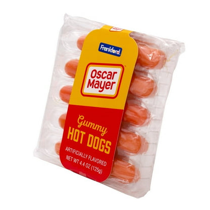 Frankford Oscar Mayer Hot Dog Fruity Gummy Candy, 4.4 Ounces