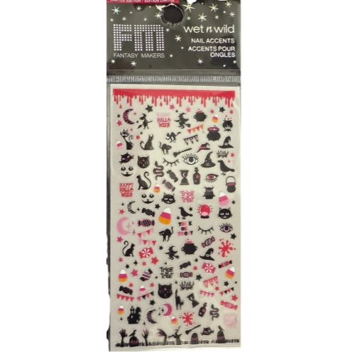 Wet n Wild Fantasy Makers Nail Accents - Halloween - 2 Silent Scream 1Trick Me, Treat Me Sheets
