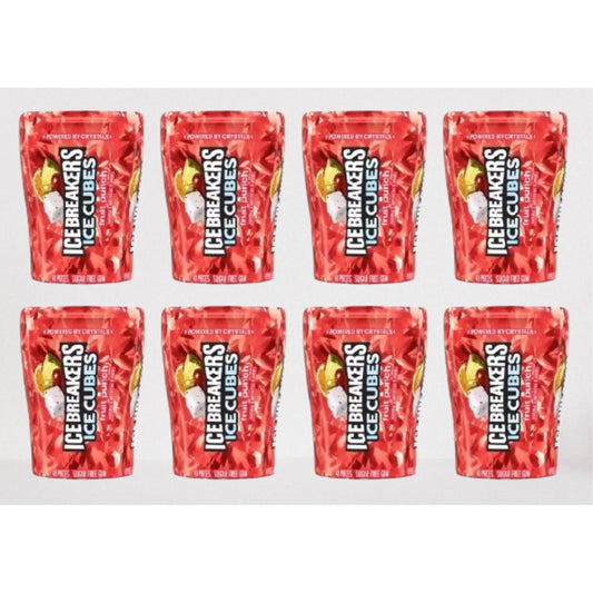 ALL NEW FLAVOR! Fruit Punch Ice Breakers Ice Cubes, 40 Pieces, 1 Per Order