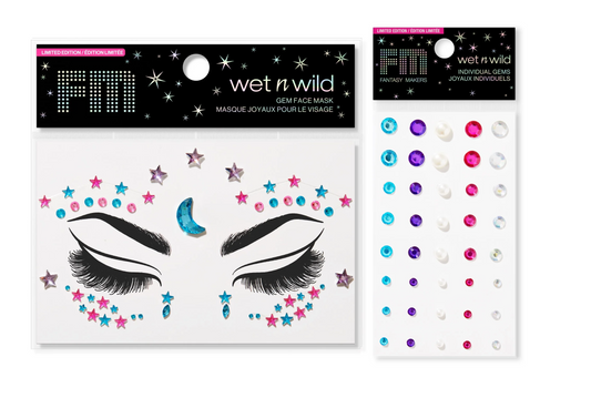 Wet n Wild Fantasy Makers Gem Face Mask & individual Gems Set