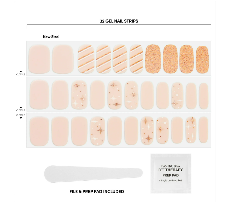 Dashing Diva GLOSS Ultra Shine Gel Palette, Holiday Hideaway, Holiday Collection