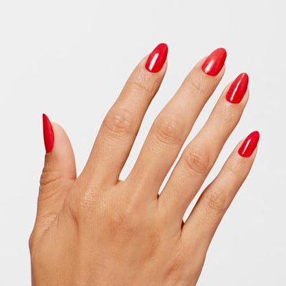 OPI Infinite Shine Cajun Shrimp | Opaque Bright Orange Crème Long Wear Gel Like Nail Polish | Vegan, Long Lasting, Streak Free