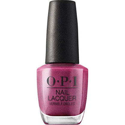 OPI Nail Lacquer A-Rose at Dawn…Broke by Noon | Opaque Deep Purple Shimmer Chip Resistant Nail Polish | Vegan, Fast Drying, Streak Free