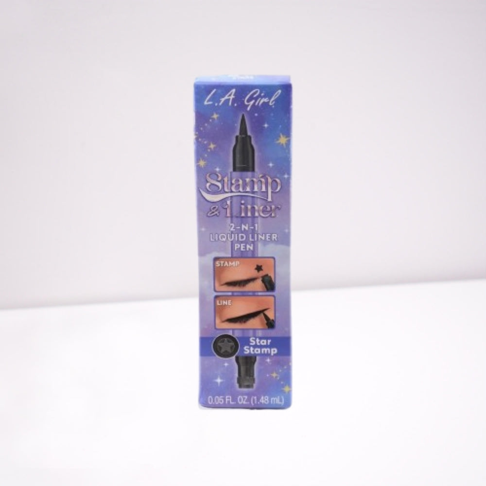 L.A. Girl Double Ended Tattoo Pen, Stars - Black - 0.05 oz