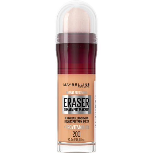 Maybelline Instant Age Rewind Eraser Treatment Makeup with SPF 18, Anti Aging Concealer Infused with Goji Berry and Collagen, Creamy Natural, 1 Count