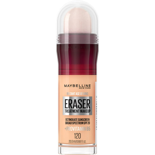 Maybelline Instant Age Rewind Eraser Treatment Makeup with SPF 18, Anti Aging Concealer Infused with Goji Berry and Collagen, Creamy Ivory, 1 Count