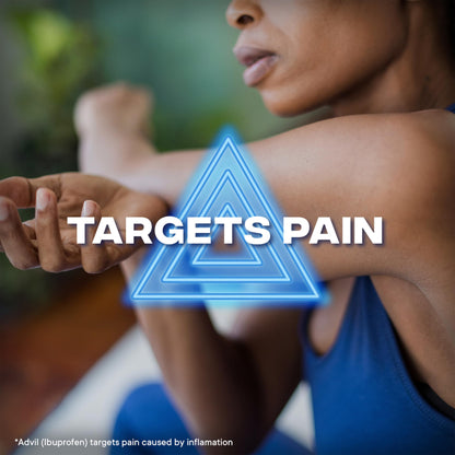 Advil Dual Action With Acetaminophen And Ibuprofen (2 Dose Equivalent) For 8 Hour Pain Relief. 3 Travel Size, 8 Caples each