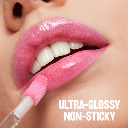 Revlon Super Lustrous Lip Gloss, Non-Sticky, Hydrating, High Shine Finish, 230 Sugar Violet, 0.13 oz