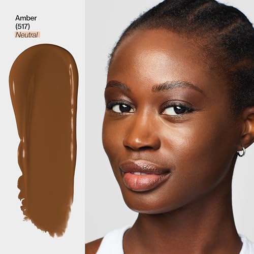 Revlon Illuminance Tinted Serum, Triple Hyaluronic Acid, Evens Out Skin Tone Over Time and Hydrates All Day, SPF 15, 517 Amber, 0.94 fl oz.
