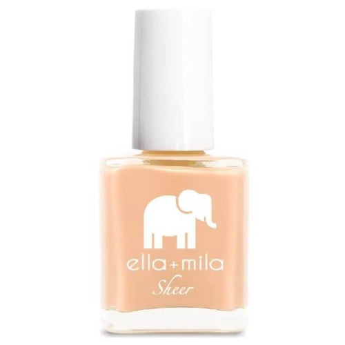 ella+mila Sheer Collection, Nude Nail Polish, Bare, 0.45 fl oz