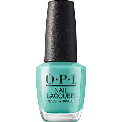 OPI Nail Lacquer My Dogsled is a Hybrid | Opaque Bright Green Crème Chip Resistant Nail Polish | Vegan, Fast Drying, Streak Free