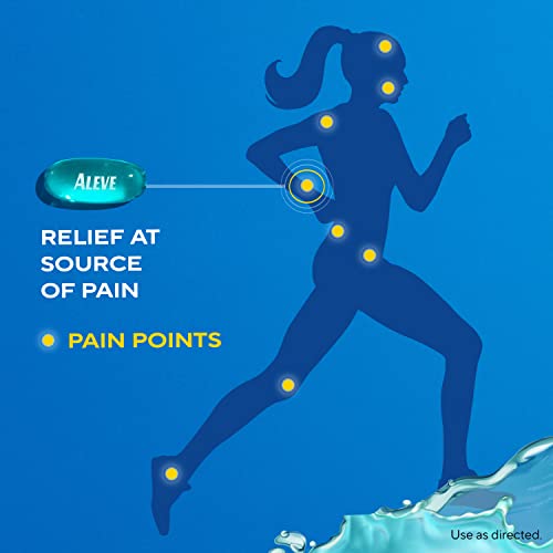 Aleve Liquid Gels, Naproxen Sodium for Pain Relief ‐ 50 Count