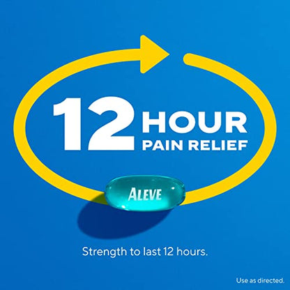 Aleve Liquid Gels, Naproxen Sodium for Pain Relief ‐ 50 Count