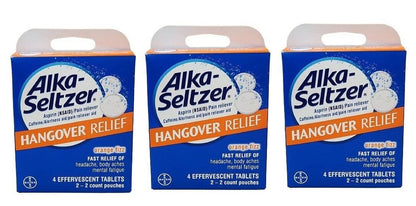Alka-Seltzer Hangover Relief  4 Effervescent Tablets