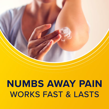 Aspercreme Lidocaine Pain Relief Cream Soothes Aggravated Nerves, Numbing Topical Analgesic with Max-Strength 4% Lidocaine & Moisturizing Aloe, 4.3 Oz.