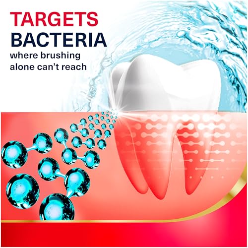 Parodontax Active Gum Health Mouthwash, Antiplaque and Antigingivitis Gum Mouthwash, Clear Mint, 16.9 Fl Oz x 2