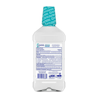 Sensodyne Pronamel Intensive Enamel Repair Alcohol Free Mouthwash to Help Actively Repair Enamel and Protect Against Cavities, Fluoride Mouthwash, Clean Mint, 16.9 Fl Oz X 2