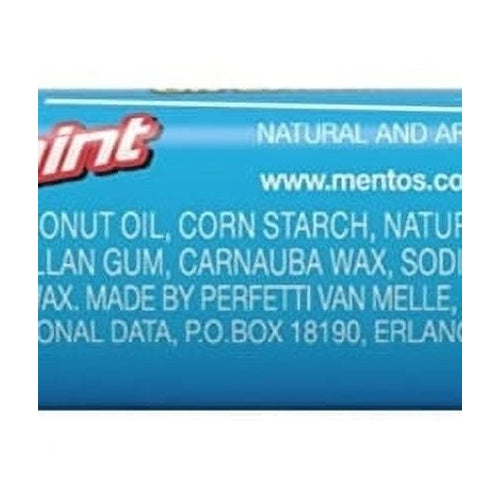 Mentos Chewy Mint Candy Roll, Mint, Peanut and Tree Nut Free, 1.32 oz, 15 Count