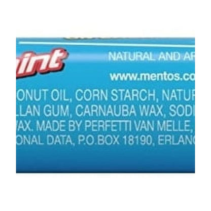 Mentos Chewy Mint Candy Roll, Mint, Peanut and Tree Nut Free, 1.32 oz, 15 Count