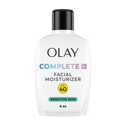 Olay Face Lotion with Sunscreen, Complete Plus Face Moisturizer with SPF 40, 6 fl oz