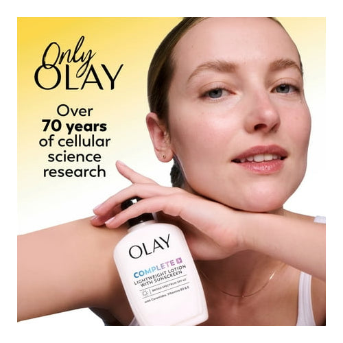 Olay Face Lotion with Sunscreen, Complete Plus Face Moisturizer with SPF 40, 6 fl oz