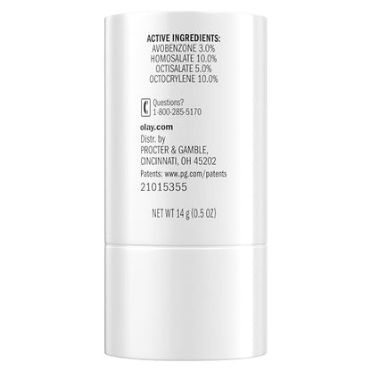Olay Glow & Protect SPF 50 Face Sunscreen Stick, Fragrance Free, 0.5 OZ (14 G), Dewy Finish Sunscreen Stick with SPF 50 Broad Spectrum Sunblock for All Skin Types