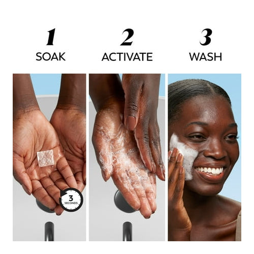 Olay Cleansing Melts + Vitamin C Face Cleanser, 32ct, Water-Activated Face Wash Cleans, Tones, and Refreshes Skin