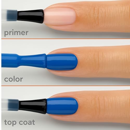 Sally Hansen Miracle Gel™, Travel Seekers Blue Skies Ahead, Long Lasting, Gel-Like Formula, No UV Lamp Needed, Blue Nail Polish