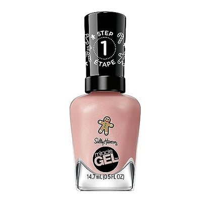 Sally Hansen Miracle Gel™, Holiday Oh Ginger Snap!, Long Lasting, Gel-Like Formula, No UV Lamp Needed, Pink Nail Polish