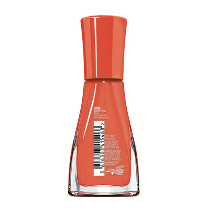 Sally Hansen Insta-Dri, Beach You To It, Quick Dry, Long Lasting, Opaque, Shiny Orange Nail Polish