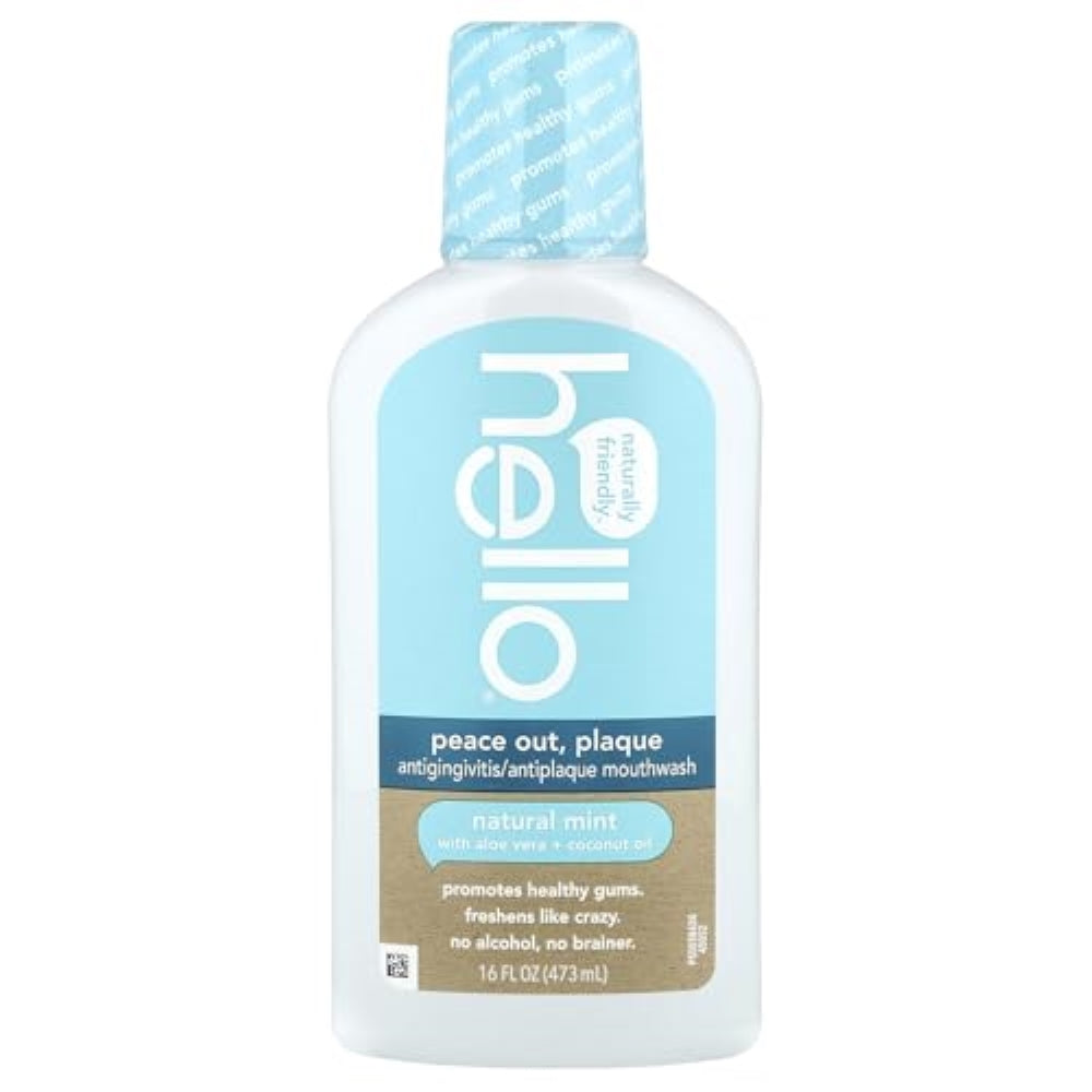 Hello, Mouthwash, Antigingivitis, Natural Mint