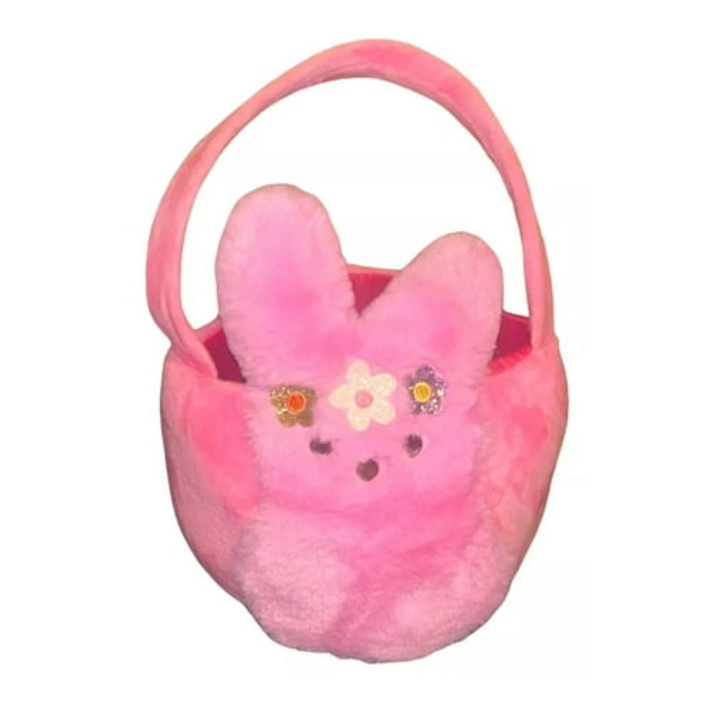 Peeps Easter Egg Hunt Basket - Plush Bunny Pink