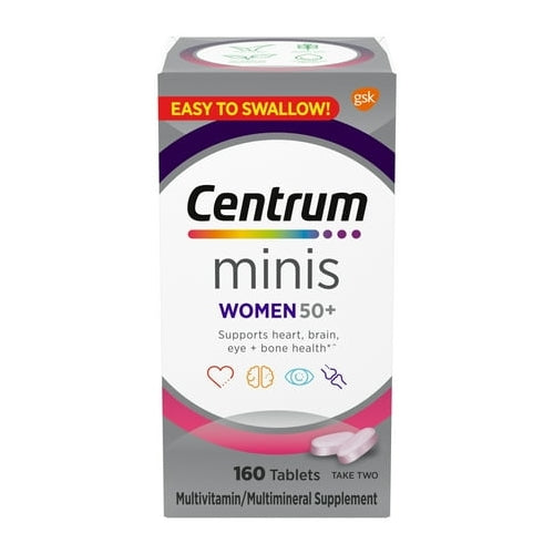 Centrum Minis Women 50 Plus Multivitamin Supplement Tablets, 160 Count