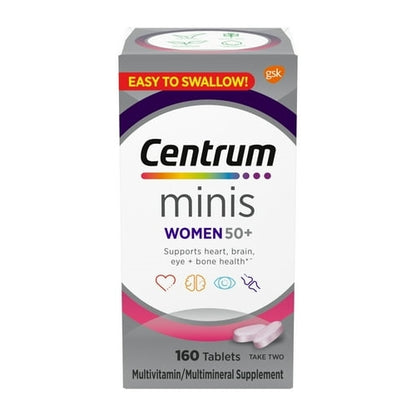 Centrum Minis Women 50 Plus Multivitamin Supplement Tablets, 160 Count