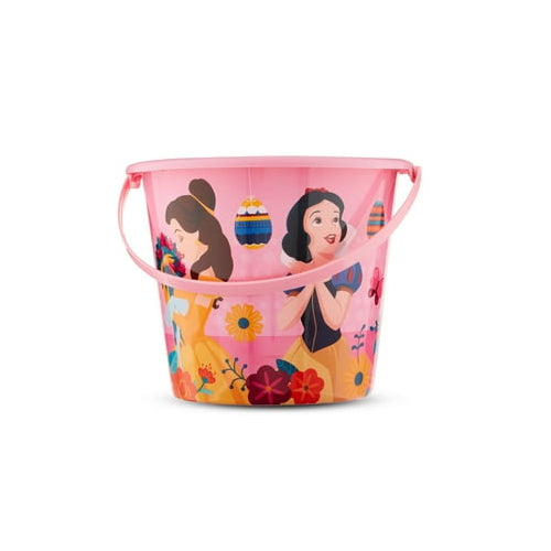 Princess Plastic Jumbo Easter Pail, 7 inches Tall, by Ruz, Made with Recycled Plastic, Pink, Perfect Basket Stuffer