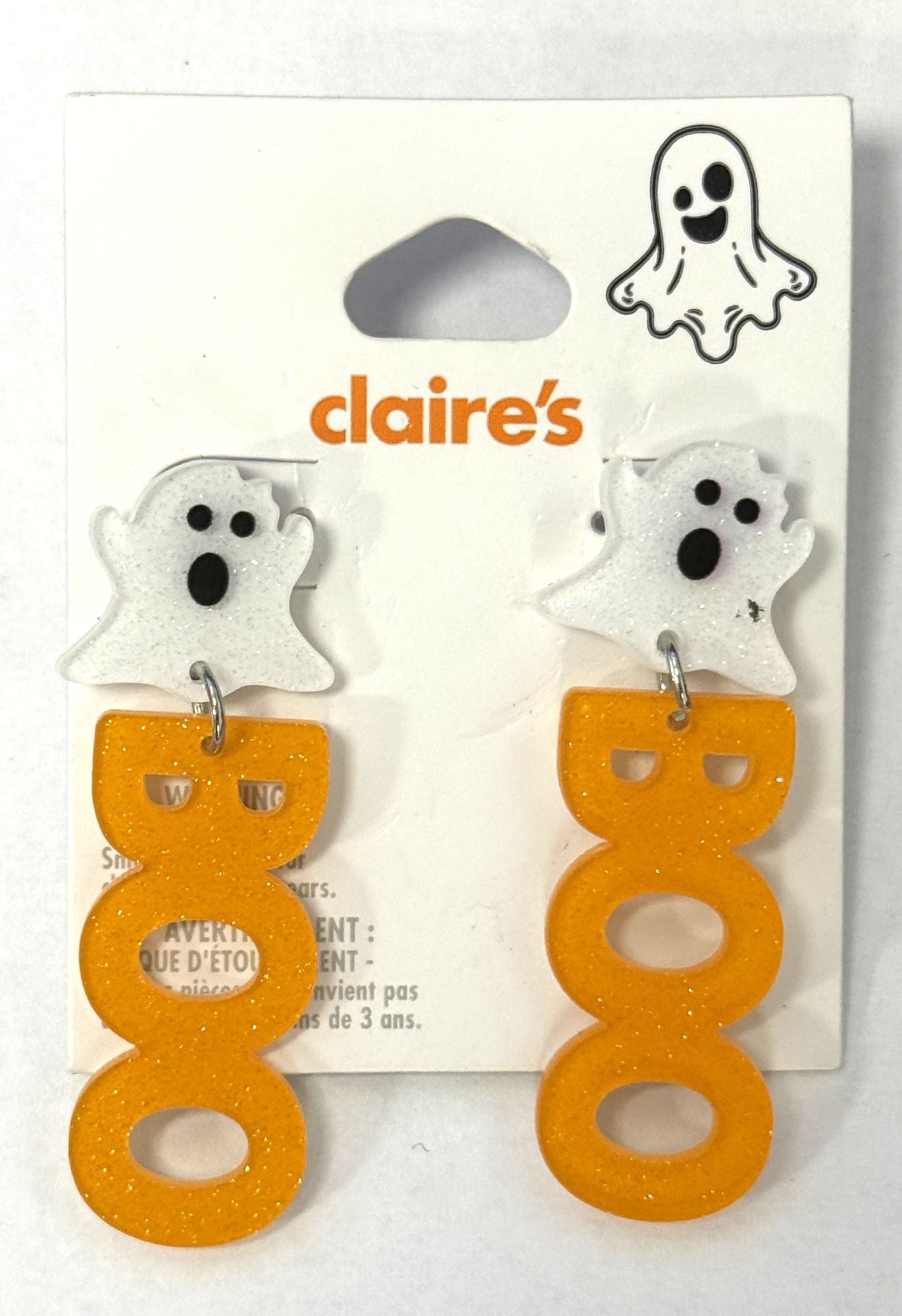 Claires Halloween Black Spiderweb Dangle Pierced Post Stud Earrings Enamel New