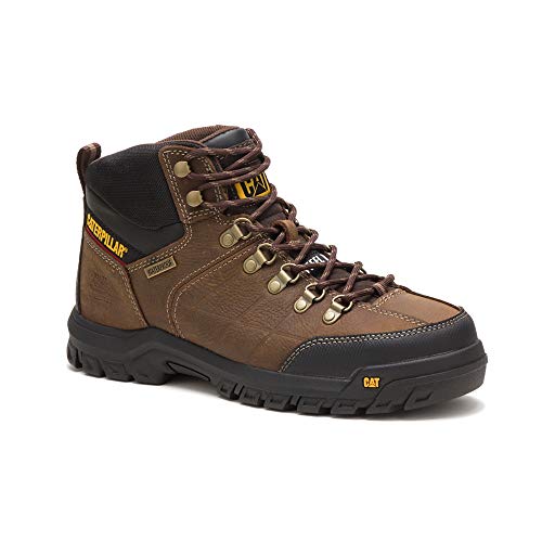Cat Footwear mens Threshold Waterproof Steel Toe Work Boot, Real Brown, 11 US