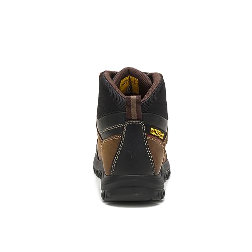 Cat Footwear mens Threshold Waterproof Steel Toe Work Boot, Real Brown, 11 US