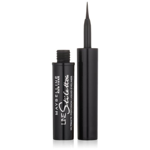 Maybelline New York Line Stiletto Ultimate Precision Liquid Eyeliner, Blackest Black, 0.05 fl. oz.