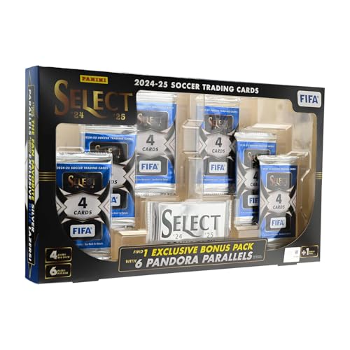 2024 2025 Panini Select FIFA Soccer Flagship Collection Trading Card Box (6 Exclusive Pandora Parallels)