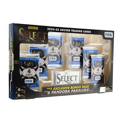 2024 2025 Panini Select FIFA Soccer Flagship Collection Trading Card Box (6 Exclusive Pandora Parallels)