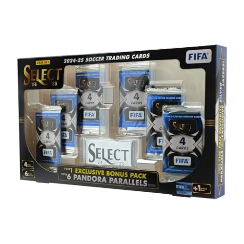 2024 2025 Panini Select FIFA Soccer Flagship Collection Trading Card Box (6 Exclusive Pandora Parallels)